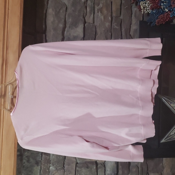 SALE⚡️LANE BRYANT PINK SNAP BUTTON SWEATER SZ 18/20 - Picture 4 of 7